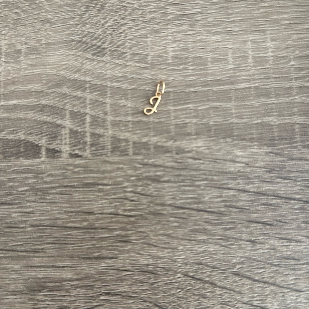 Mejuri Gold Initial Charm